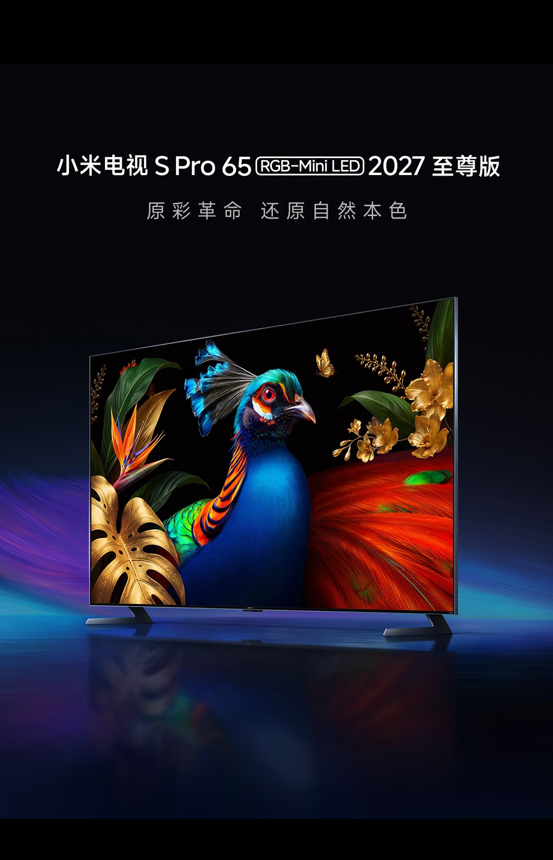 Xiaomi S Pro RGB-Mini LED: официальный образ телевизора